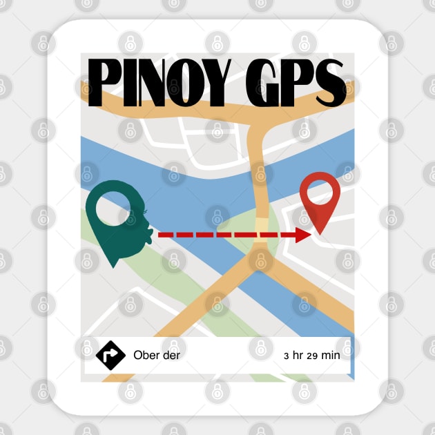 Filipino Lip Pointing: Navigating with Humor Sticker by Bear World Industries